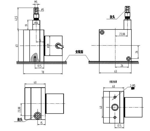 拉繩電子尺位移傳感器使用說(shuō)明書